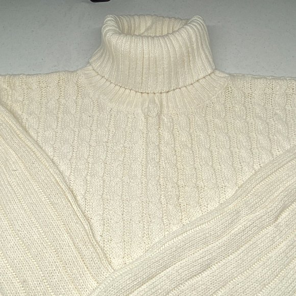 The Limited Women’s Turtleneck Cream Ivory Sweater Tunic Size L - New - Picture 4 of 11